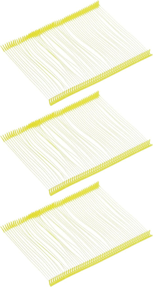 uxcell 75mm Tag Pins 3" Tagging Barbs Clothes Fasteners Tag Attachments for Clothes 5,000pcs, Yellow