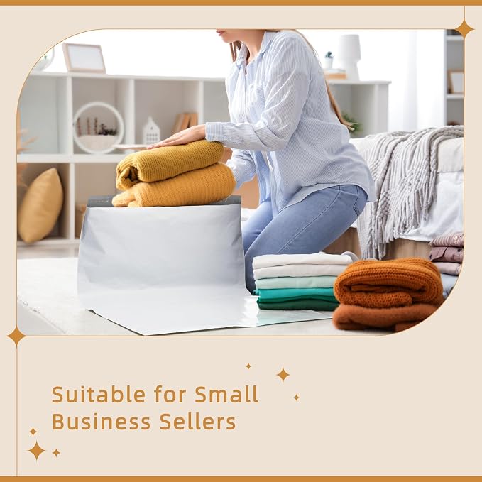 Fuxury Extra Large Poly Mailers 24x36" 5 Pcs, XXL Jumbo Shipping Bags,White | 2.5 mil Thick,Strong Adhesive Mailers Poly Bag,Self Sealing Mailing Envelopes for Large Oversized Business,Boutique & Online
