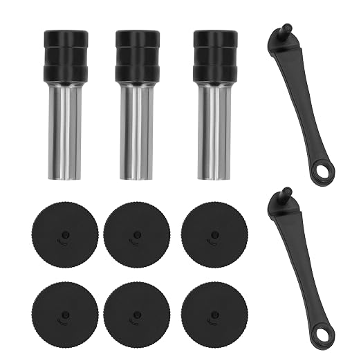 for Topfurn Heavy Duty 3 Hole Paper Punch Replacement Punch Kit,9/32-Inch Diameter Replacement Punch Kit,Includes 3 Punch Blades, 6 Punch washers, and 2 Tools for Replacing the Punch Blades