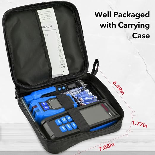 MESTEK Tool Set, Electric Tester Kit with Non-Contact Voltage Tester, GFCI Outlet Tester, Digital Moisture Meter, Home Inspector Tool Kit with Carrying Case and Batteries, 3-Piece