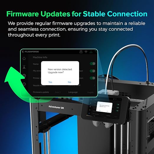 FLASHFORGE Camera Kit for Adventurer 5M/Pro/AD5X 3D Printer, Real-time and Remote Monitoring, Compatible with Flash Maker App, 3D Printer Parts for AD5M/AD5M PRO/AD5X