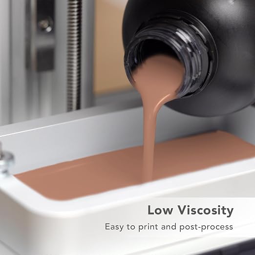 phrozen 3D Printer Rapid Resin [Aqua Red-Clay 8K], 405nm LCD UV-Curing Standard Photopolymer Resin for Highly Detailed Models, Low Odor Not Smelly Non-Brittle, Works Best with 8K 3D LCD Printer (1KG)