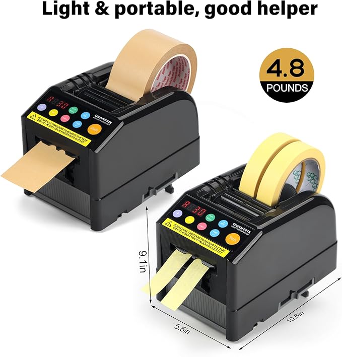 Ribbon Cutting Machine, 999mm Max Cut Length,Automatic Tape Dispenser, Ideal for Businesses, Schools,Shipping, Gift Wrapping, Restaurants,Homes