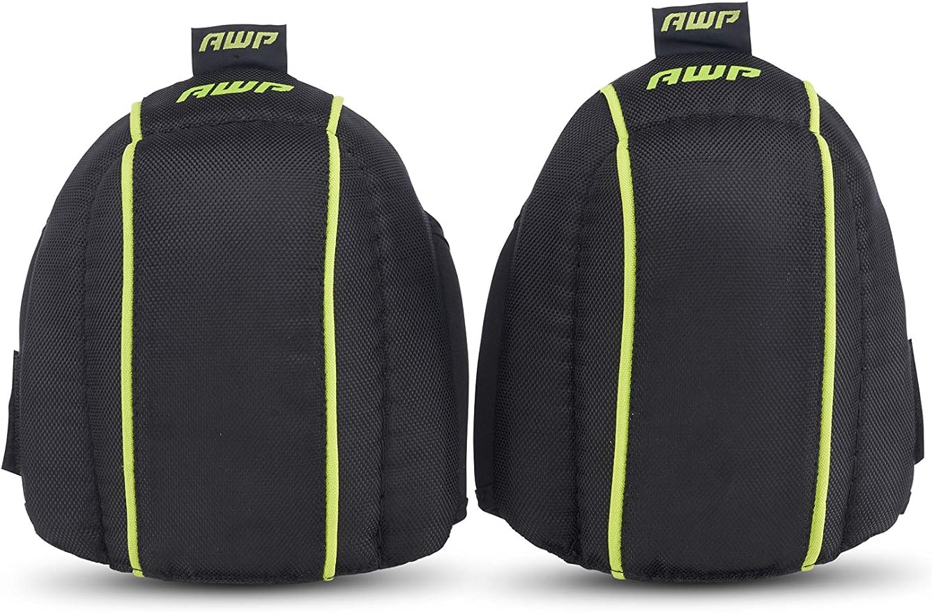 AWP Pro Flooring Knee Pads | Professional Grade Work Knee Pads with High-Density Foam Padding for All-Day Comfort | One Size