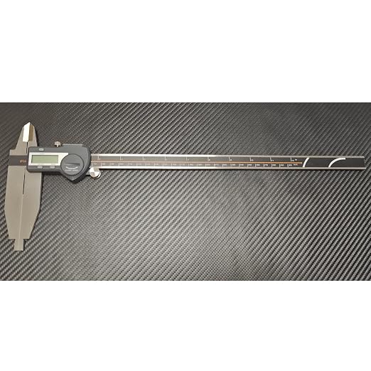 12 Inch Digital Caliper Long Jaw Caliper with 3.5" Jaw Depth Calipers Measuring Tool All-Metal Frame Large LCD Screen 0.0005"/ 0.01mm Resolution (12"/ 300mm)