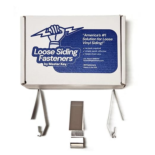 Help Secure Loose Vinyl siding that Will not Lock Together or continually unlocks - Pack of 20