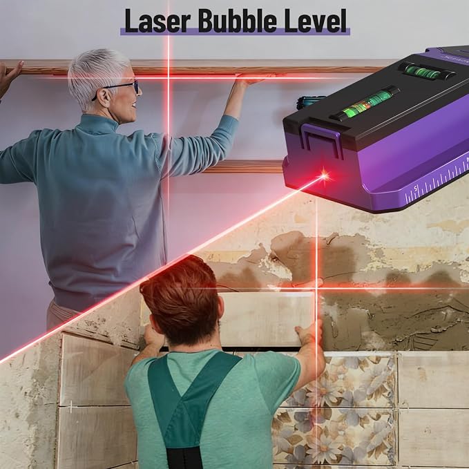 SUNMAY Stud Finder Wall Scanner,7-in-1 Stud Finder for Walls, Stud Detector Beam Finder for Wood Metal AC Live Wire Studs,Joists and Pipes,HD LCD Display,Accurate Positioning