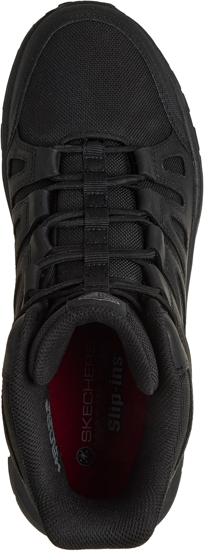 Skechers mens D'lux Walker Sr Hands Free Slip Ins Tactical Boot