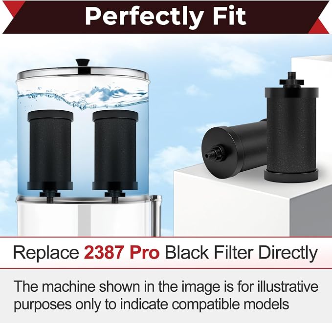 4 Pcs 2387 Filter Compatible with Alexapure Water Filtration System | 5000 Gallon Capacity