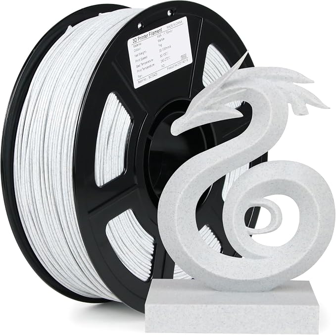 Colored ASA Filament 1.75 +/- 0.02mm - UV/Rain/Heat Resistant Durable 3D Printer Filament, No Warping, Non Odor & Fumes - Perfect for Outdoor Functional Mechanical Parts, 1kg (2.2lbs) Spools