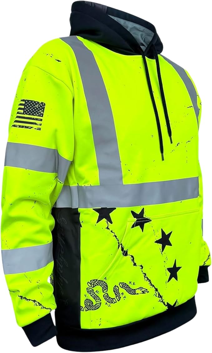 SafetyShirtz SS360 ANSI Class 3 Type R Graphic Hoodie