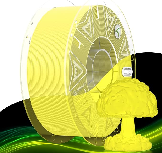 Official Creality Hyper PLA 3D Printer Filament, Glow in The Dark Filament, Luminous PLA 1.75mm, Best with UV Lamps, RFID Filament Fit Most FDM 3D Printers, 1KG Spool (2.2 lbs)