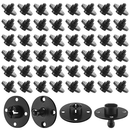 Moxweyeni 50 Pcs Fasteners for Panels Mounting Clips Ship Panel Fasteners on Boats, Rvs, Ship, Wall Panelsand Access Upholstery Clips, Weight Capacity 15lb
