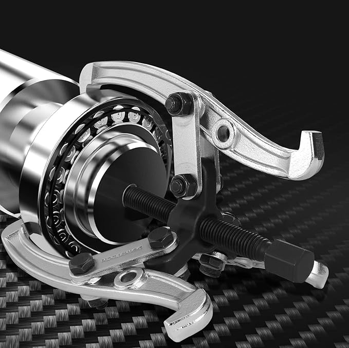 DURATECH 3-Piece 3-Jaw Gear Puller, 3", 4", 6", Removal Tool for Gears, Pulleys, Bearings, and Flywheels, Fully Assembled, CR-V Steel