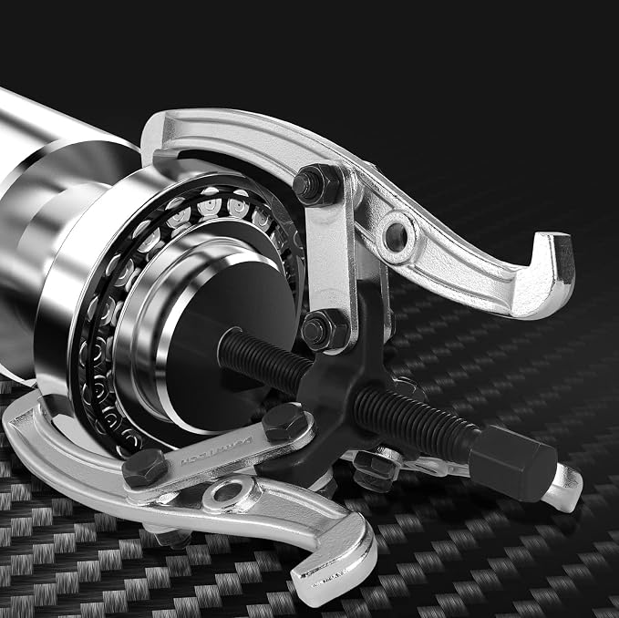 DURATECH 6-Inch 3-Jaw Gear Puller, Removal Tool for Gears, Pulleys, Bearings and Flywheels, Fully Assembled, CR-V Steel