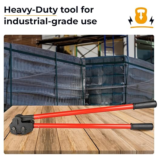 IDL Packaging Teknika MUL-381 Heavy Duty Sealer for PET/PP Strapping, 3/4" Strap Width