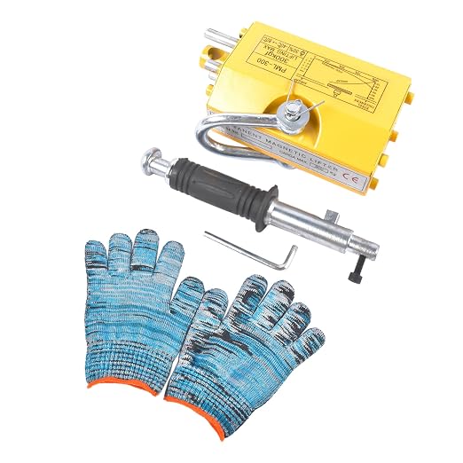 Permanent Magnetic Lifter Lifting Magnet 660 lbs/300 kg Neodymium Hoist