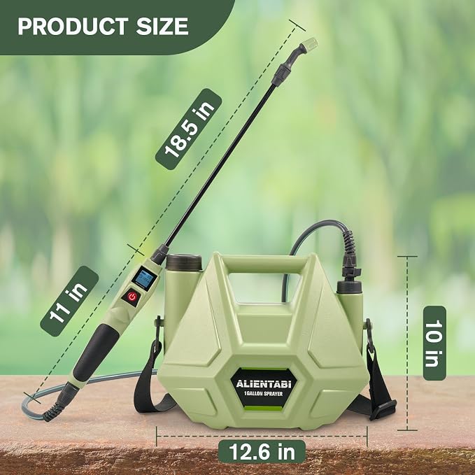 1GL Electric Battery Backpack Sprayer for Garden, Outdoor Weeding, Spraying, Cleaning