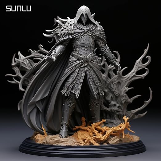 SUNLU 14K High Precision 3D Printer Resin 2KG, Standard 3D Printing Resin for Detail Printing Miniatures, Fast Curing 405nm UV Photopolymer Resin, Smooth Matte Surface, 2000G Grey