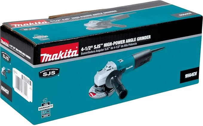 Makita 9564CV 4-1/2-Inch SJS™ High-Power Angle Grinder (Pack of 4)