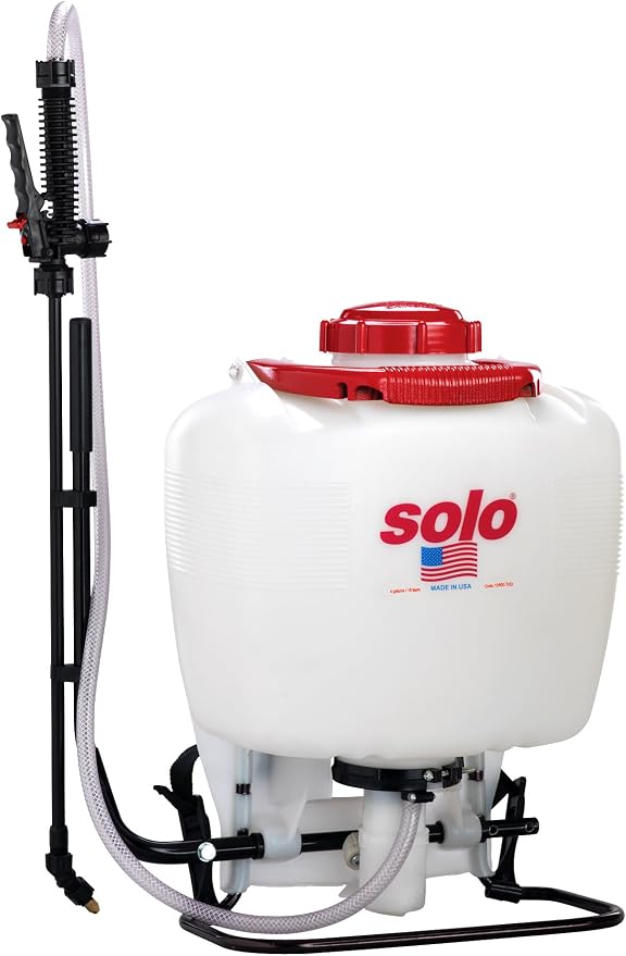 Solo 425-Deluxe 4-Gallon Professional Piston Backpack Sprayer Bundle with Deluxe Padded Straps Accessory