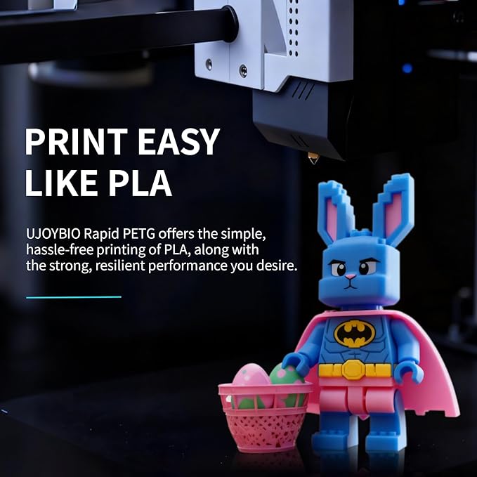 PETG Filament 1.75mm 250G*8, 3D Printer Filament Bundle, High Strength & Tangle-Free, Dimensional Accuracy +/- 0.03mm, Easy to Use, Fit for Most FDM 3D Printers, 0.25KG Spool, 8 Packs Bundle