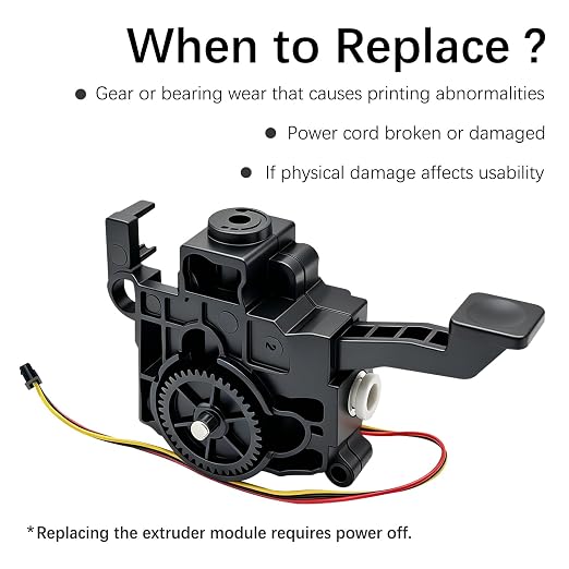 Original Extruder for Anycubic Kobra S1 with Material Break Detection PCBA and Filament Cutter Detection – Replacement Extruder Assembly Compatible with Kobra S1 Combo, OEM Spare Part