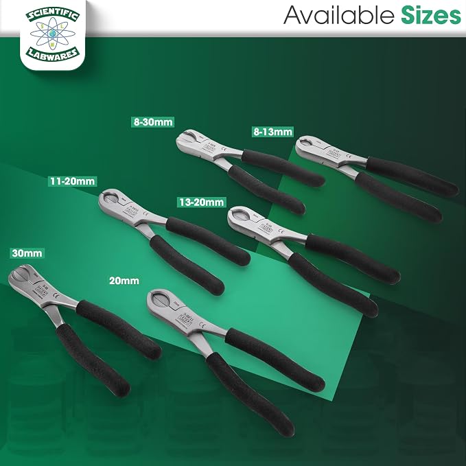 Dual Action Decapper Pliers for Decapping Crimped Vials and Bottles Scientific Labwares (8mm and 13mm)