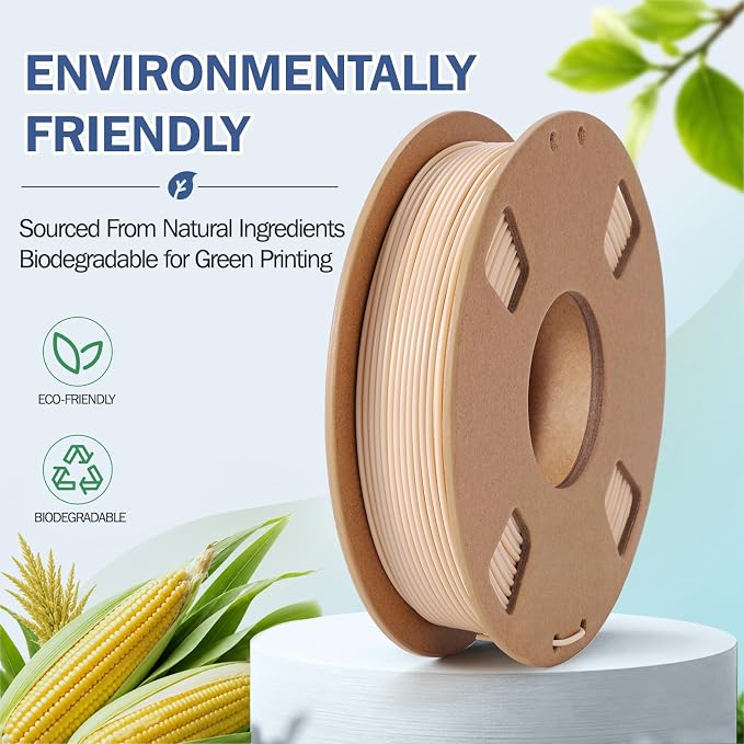 PLA 3D Printer Filament Bundle 1.75mm, 6 Colors Pastel 250g Each | Dimensional Accuracy +/- 0.02 mm, Compatible with Most FDM 3D Printers, For DIY Projects, Models and Crafts
