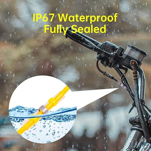 Upgraded 520PCS Solder Stick Wire Connectors with Heat Gun 450W, Solder Seal Wire Connectors Solderstick Waterproof Wire Connector Kit for Marine (26-6 Gauge)