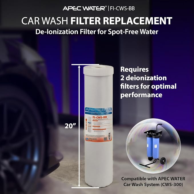 APEC Water Systems 20" Car Wash De-Ionization Replacement Filter for CWS-300