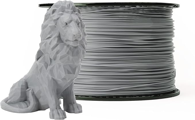 Prusament Premium PLA Gravity Grey 1.75mm 2kg 3D Printer Filament | PLA filament with ±0.02 mm precision, low warping, and reliable, tangle-free printing for beginners and professionals.