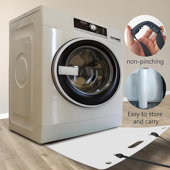 Large Appliance Slider with Pull Strap,Furniture Moving Sliders for Floor Protection Premium Moving Mat for Tile Carpet and Hardwood Floor
