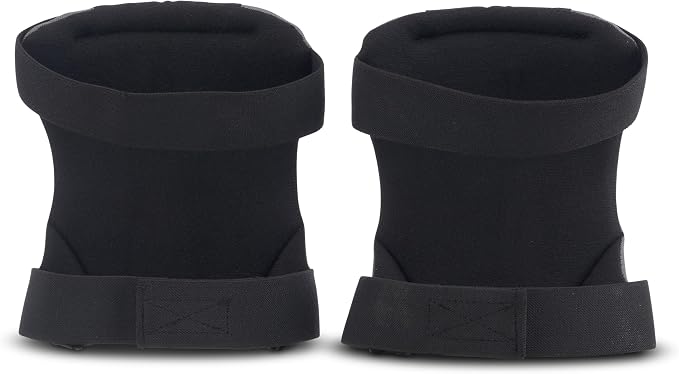 AWP Low-Profile Fabric Cap Work Knee Pads | Non-Marring Non-Scratching All-Day Comfort Knee Pads | One Size (10 Pairs)