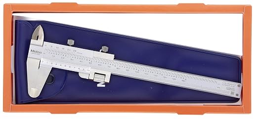 Mitutoyo 532-121 Vernier Caliper, Stainless Steel, Inch/Metric, 0-11" Range, +/-0.0015" Accuracy, 0.001" Resolution