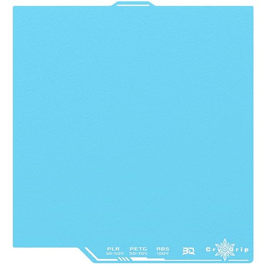 BIQU CryoGrip Pro Frostbite Cold Build Plate for Centauri Carbon/CC 2 3D Printer, Super-Tack Spring Steel Sheet, 260x286.5mm, Room Temperature Printing, Double-Sided