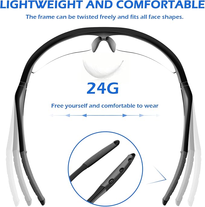 OXG 12 Pack Safety Glasses, ANSI Z87.1 Impact Resistant Anti-Scratch Safety Goggles for Men Women Youth