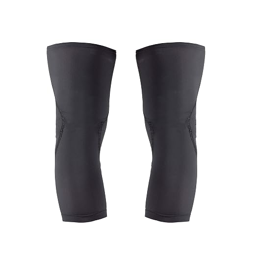 Knee Pads | Compression Sleeve Joint Protection | Shock Absorbing Technology | Men Women Kids, Black, Size L