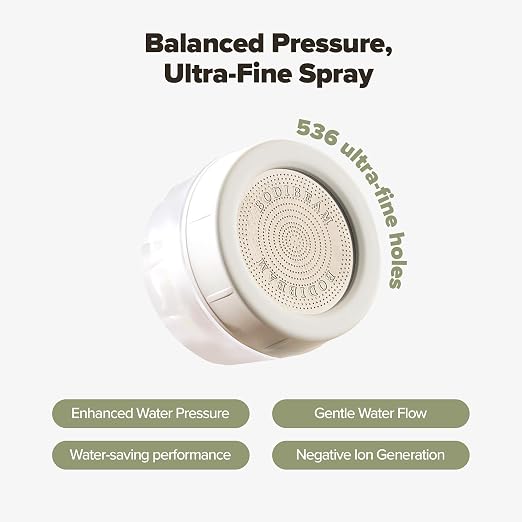 [6 Months Set] Water Filter for Sink Faucet and Replacement Set, Sink Water Filter, Vitamin C Gel, NSF Certified - Removes Impurities, Chlorine and Rust - Skin Hydration, Made in Korea