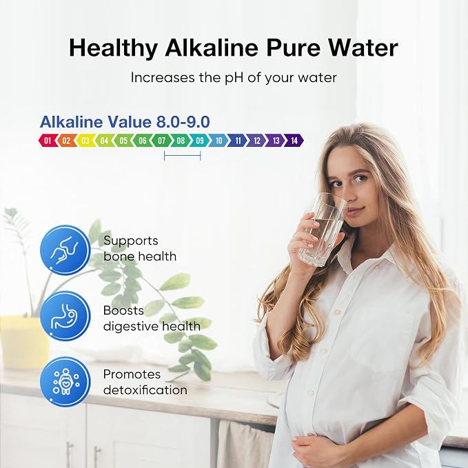 Purewell PH-2 White 3-Stage Alkaline Filter Elements, Additional filters for Berlkey® Black Filters, Berlkey® Gravity Filtration System and Purewell System, pH 8-9 (2 Pack, K Series)