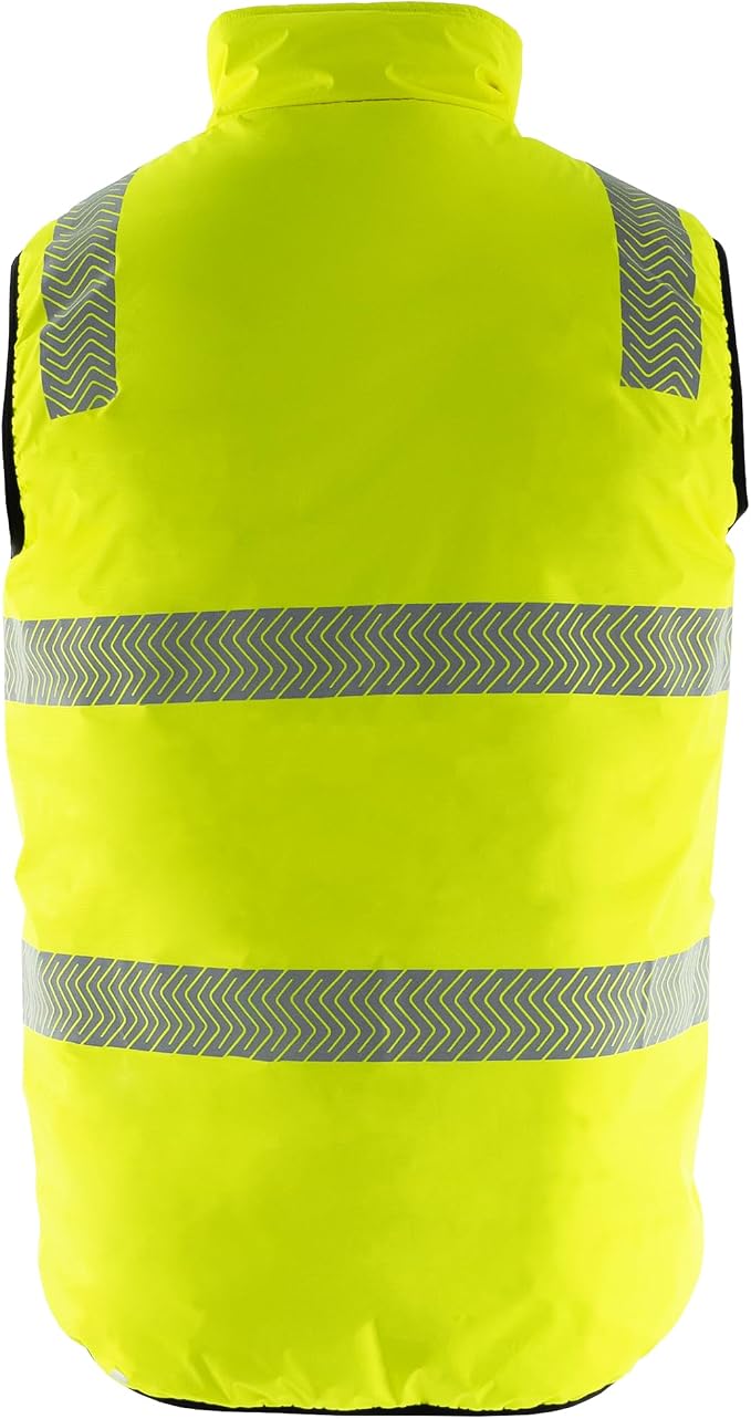JORESTECH Reversible Insulated Hi-Visibility Safety Vest, ANSI/ISEA 107-2020 Class 2 Type R