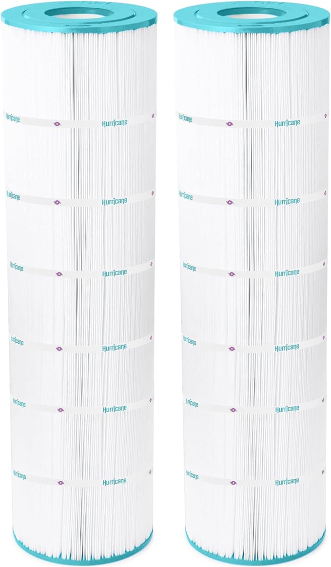 Hurricane Filters HF8418-01 2 Pack Advanced Pool Filter Cartridge - Replacement for PJANCS200, Unicel C-8418, Filbur FC-0823, Jandy Industries CS 200
