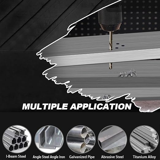 1/4 inch Cobalt Drill Bit for Metal and Hard Steel(10pcs), M35 High Speed Steel Twist Jobber Metal Drill Bits,with Index Storage Case