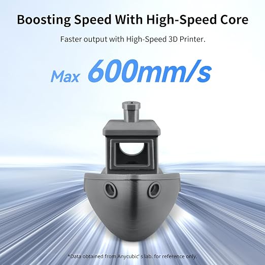 ANYCUBIC High Speed 3D Printer Filament 1.75mm Bundle, Rapid PLA Filament with High Prints Quality, Dimensional Accuracy +/- 0.02mm, 1KG Reusable Spool, 4 Pack Texture Grey