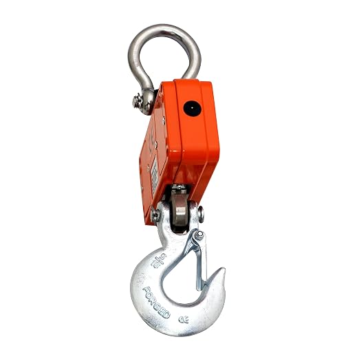 VisionTechShop Digital Crane Scale, DCS-ER 500lb 200kg Heavy Duty Compact Hanging Scale LED Display for Home Farm Factory