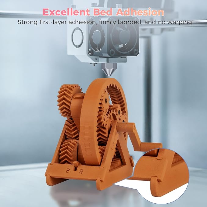 IEMAI Carbon Fiber PETG Filament 1.75mm Bundle 4KG, PETG-CF 3D Printer Filament with Dimensional Stability & Low Warpage, High Stiffness, 1kg Spool 4 Rolls Black+Gray+Orange+Blue
