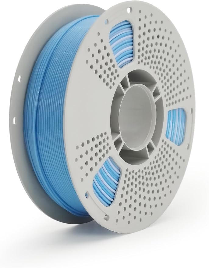 PETG 3D Printer Filament,1.75 mm 1KG (2.2lbs) ±0.10 mm High Precision, Dimensional Accuracy,High Toughness & Heat Resistance, Widely Compatible with FDM Printers
