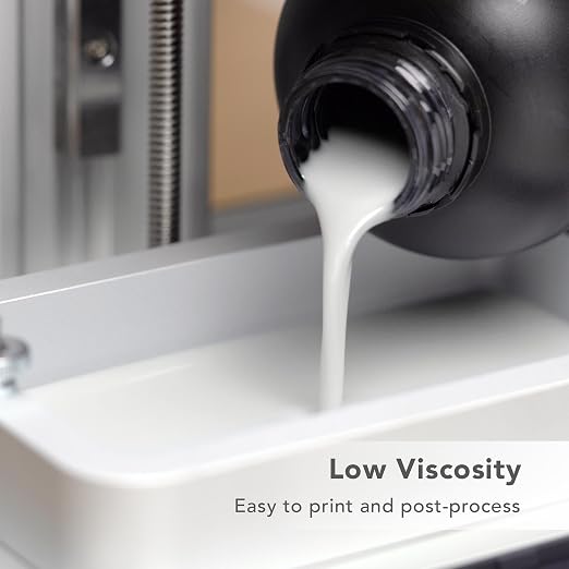 phrozen 3D Printer Rapid Resin [Aqua Snow-Gray 8K], 405nm LCD UV-Curing Standard Photopolymer Resin for Highly Detailed Models, Low Odor Not smelly Non-Brittle, Works Best with 8K 3D LCD Printer (1KG)