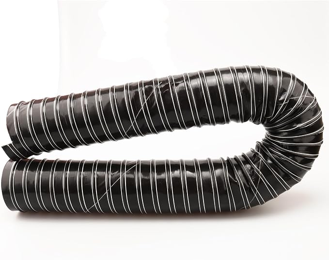 AC PERFORMANCE 3" ID Automotive Silicone Flexible Brake Cooling Air Ducting Induction Intake Pipe Hose, Length 1 Meter (3.3 Feet), Black