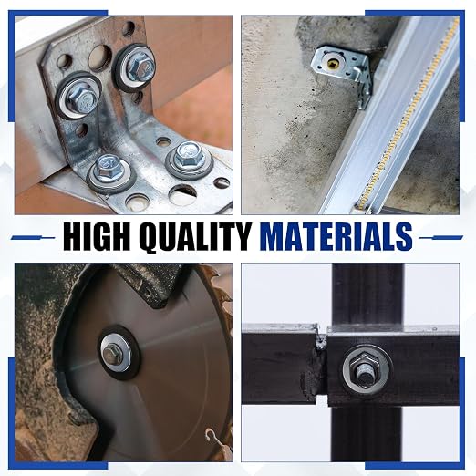 Yaocom 200 Pieces 3/16" x 1-1/4" Zinc Fender Washers Thickness 2mm Fender Washers for Wood and Wet Environment